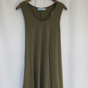 Olive Green Vermilli Hawaii Valentine Dress XS